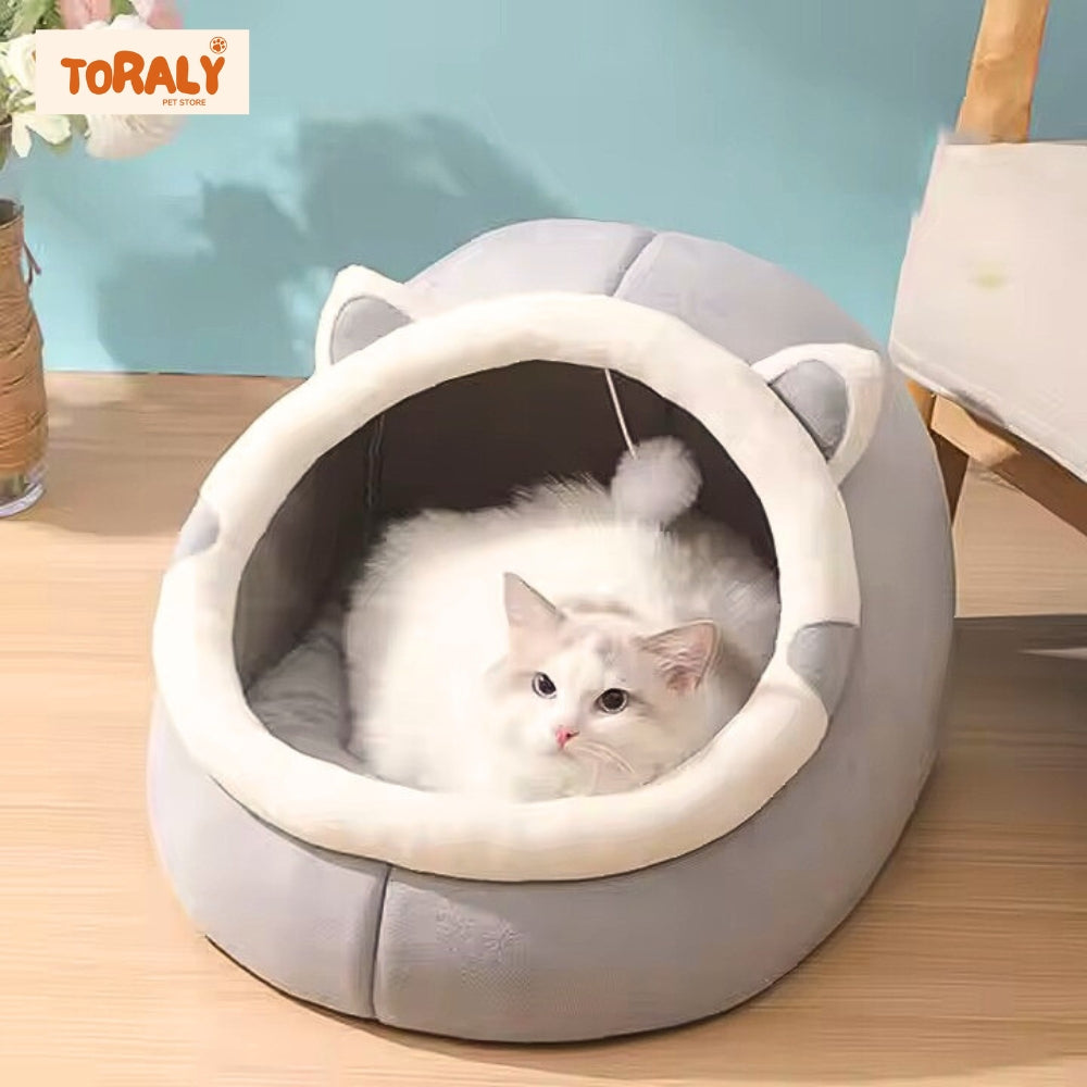 Cozy Pet Cave Bed