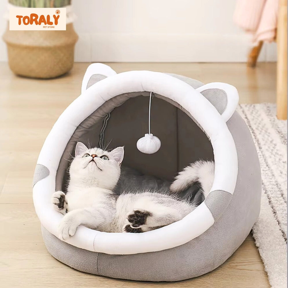 Cozy Pet Cave Bed