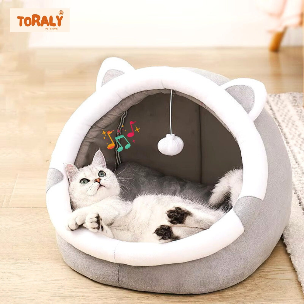 Cozy Pet Cave Bed