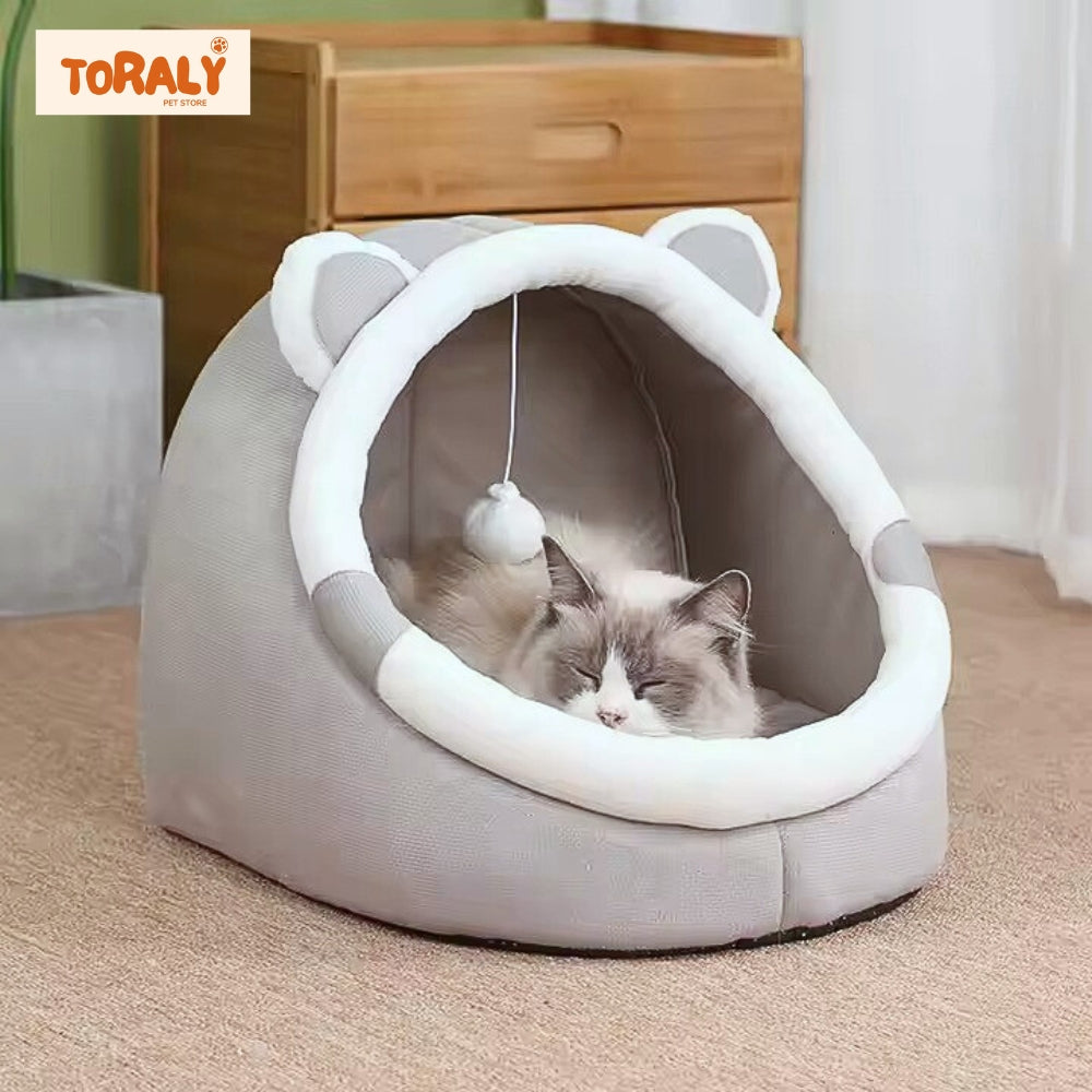 Cozy Pet Cave Bed