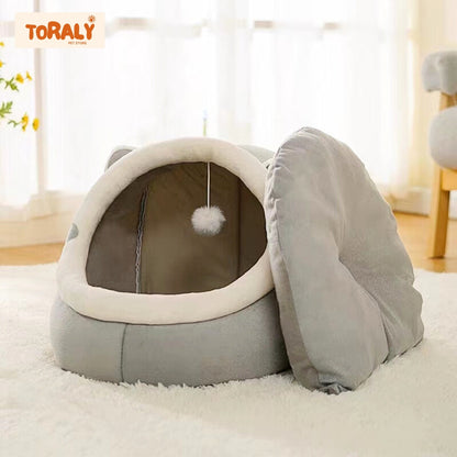 Cozy Pet Cave Bed