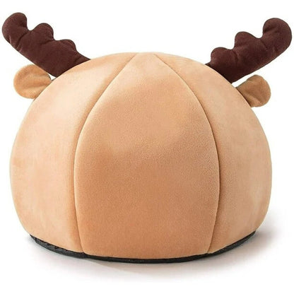 Reindeer-Shaped Christmas Pet House